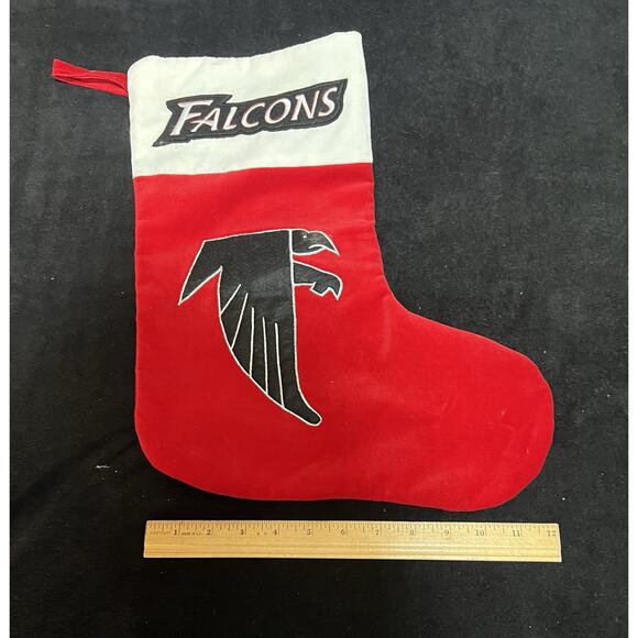 Atlanta Falcons Red Christmas Stocking - Picture 4 of 4